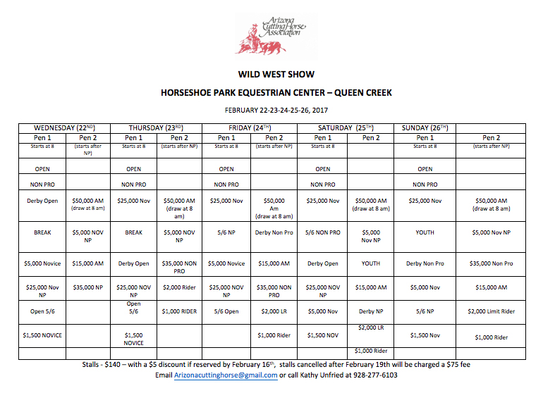 Sample Schedule