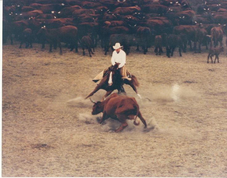 Buster Welch riding Peppy San Badger aka Little Peppy